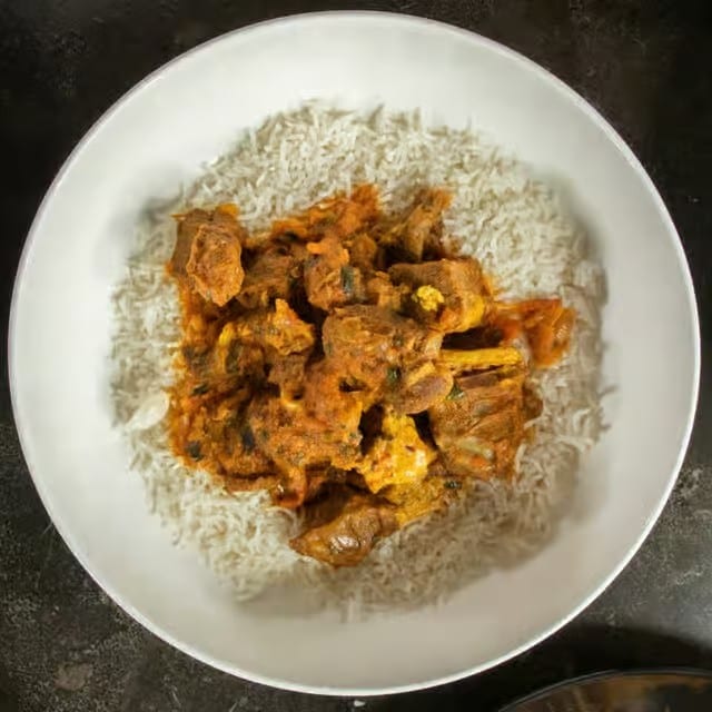 Lamb Tikka masala.